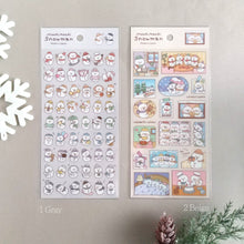 Carica l&#39;immagine nel visualizzatore di Gallery, Sheet sticker &quot;Mochi Mochi Snowman&quot; by GAIA
