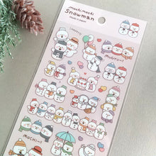 Carica l&#39;immagine nel visualizzatore di Gallery, Sheet sticker &quot;Mochi Mochi Snowman&quot; by GAIA
