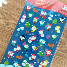 Charger l&#39;image dans la galerie, Christmas sticker &quot;Colorful sant/Colorful snowman/Motif” Foil sticker
