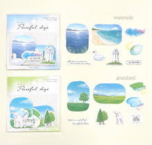 Carica l&#39;immagine nel visualizzatore di Gallery, Peaceful days flake sticker from Japan&lt;GAIA&gt;
