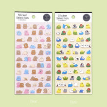 Charger l&#39;image dans la galerie, Sticker Selection &quot;Tender Bear/Tender Bird&quot; from Japan&lt;GAIA&gt;
