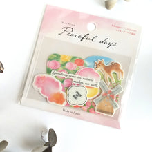 Carica l&#39;immagine nel visualizzatore di Gallery, Peaceful days flake sticker from Japan&lt;GAIA&gt;
