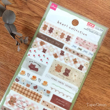 Carica l&#39;immagine nel visualizzatore di Gallery, Bears collection sticker from Japan DAISO
