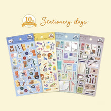 Load image into Gallery viewer, Stationery days Sticker -Animals- from Japan&lt;GAIA&gt;
