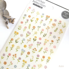 Load image into Gallery viewer, Sticker Selection &quot;small flower&quot;washi sticker from Japan&lt;GAIA&gt;
