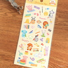 Load image into Gallery viewer, Stationery days Sticker -Animals- from Japan&lt;GAIA&gt;
